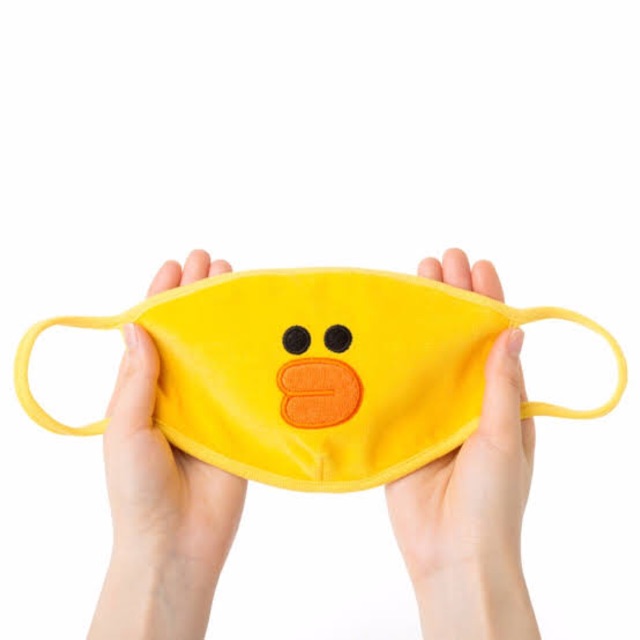 Masker mulut Line Friends (Sally)