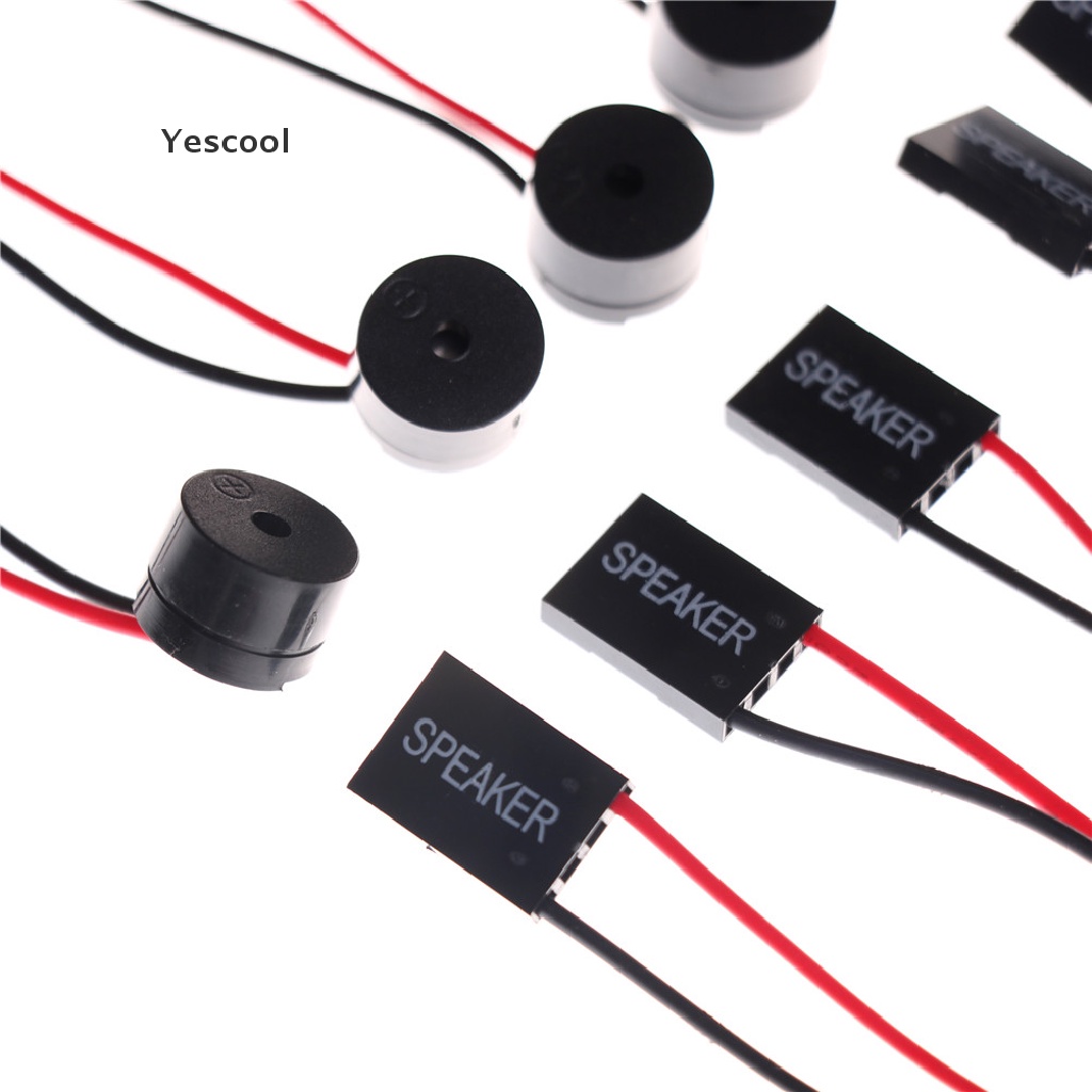 Yescool 10pcs / set Buzzer Speaker Internal Untuk Motherboard Komputer