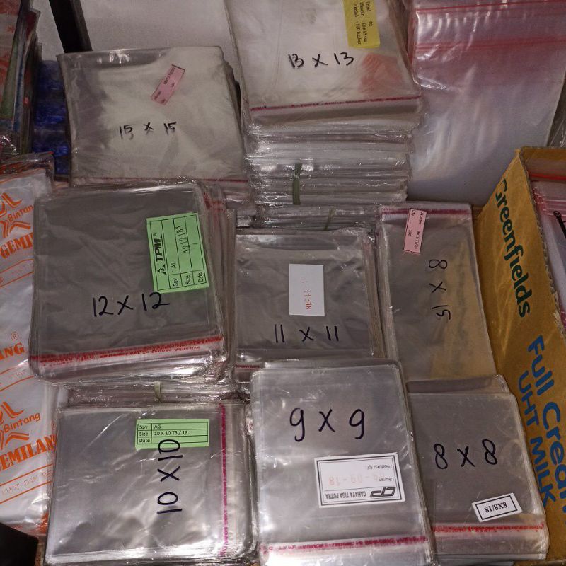 PLASTIK OPP ISI 100Pcs / plastik donat / plastik kue