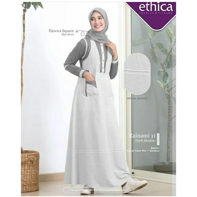 Gamis Muslim Ethica Rainami 11 Dark Shadow Ethica Rainami 11 Maroon Gamis Ethica Busui Original Terb