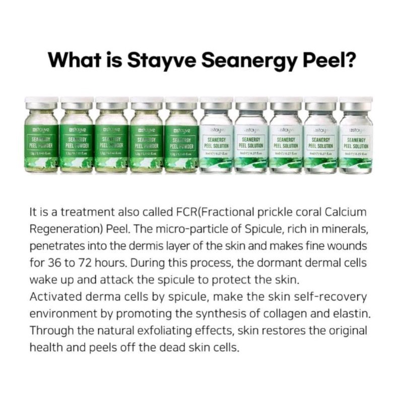 SERUM STAYVE SEANERGY PEEL POWDER / PEELING WAJAH DIGUNAKAN UNTUK MENCERAHKAN WAJAH