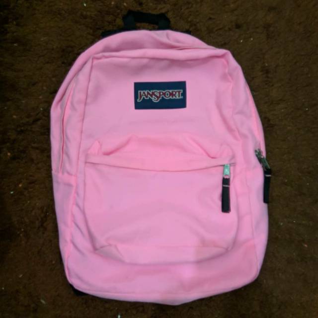 Jansport Superbrea Pink Backpack Original (Preloved)