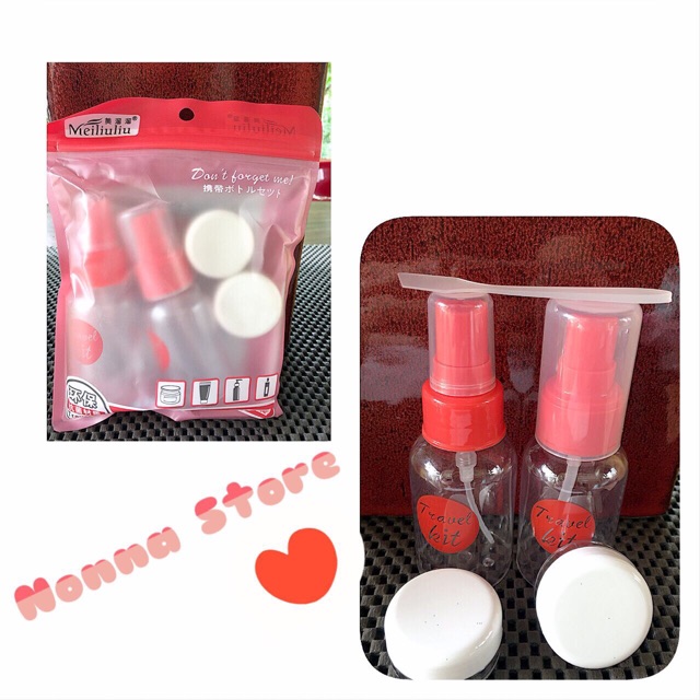 Botol Kecantikan Kosmetik Makeup Travel Kit Spray Semprot - Krim - Obat