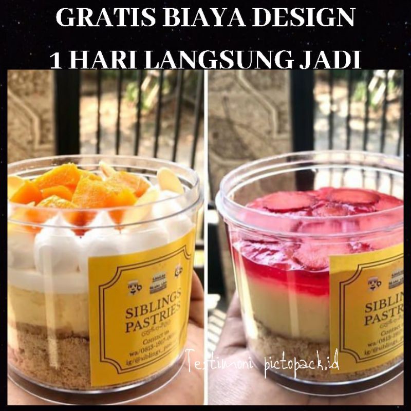 

CETAK Label Produk Makanan, Kue,minuman ,Roti dll