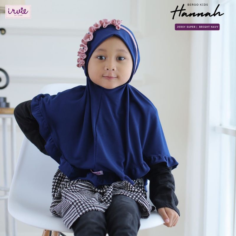 DAILY BERGO KIDS HANNAH ORIGINAL IRVIE HIJAB