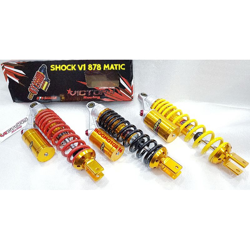 SHOCK VICTORY 878 VARIO 125 150 SCOOPY BEAT XRIDE 330mm YELLOW ORIGINAL                             