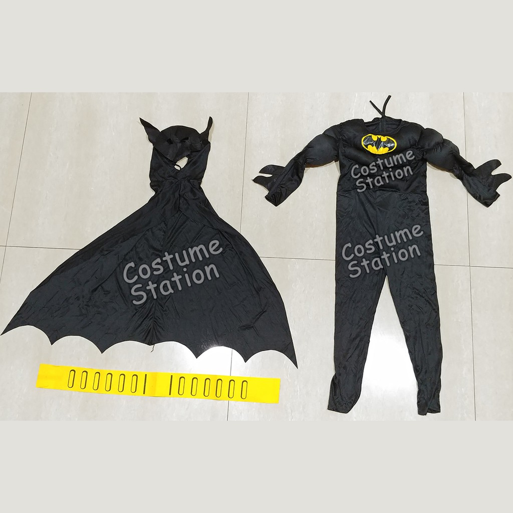 Kostum Superhero Batman / Costume Bat man DC Justice League anak laki