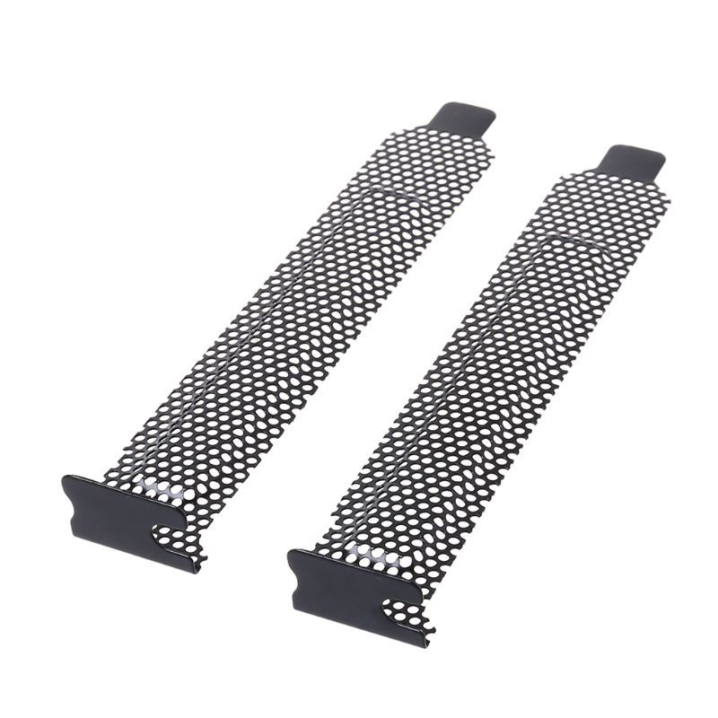 CRE  5PCS Ventilation Deflector PCI Slot Cover Frame Chassis Bits Block Cooling Fan Dust Filter Ventilation PC Computer Case Electrophoresis Metal Punching Punch