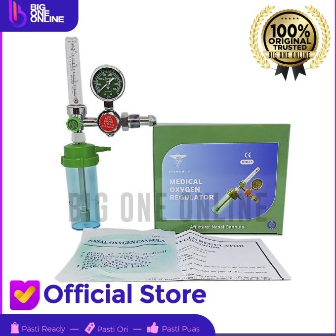 COSMO Med Regulator Tabung Oksigen Medis, Oxygen Regulator O2 ORIGINAL