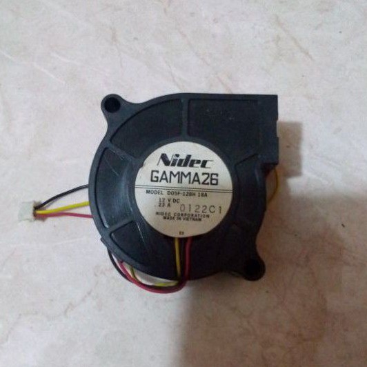 FAN PROYEKTOR ORIGINAL NIDEC GAMMA26 D05F-12BH 28A 12V 0.23A GARANSI