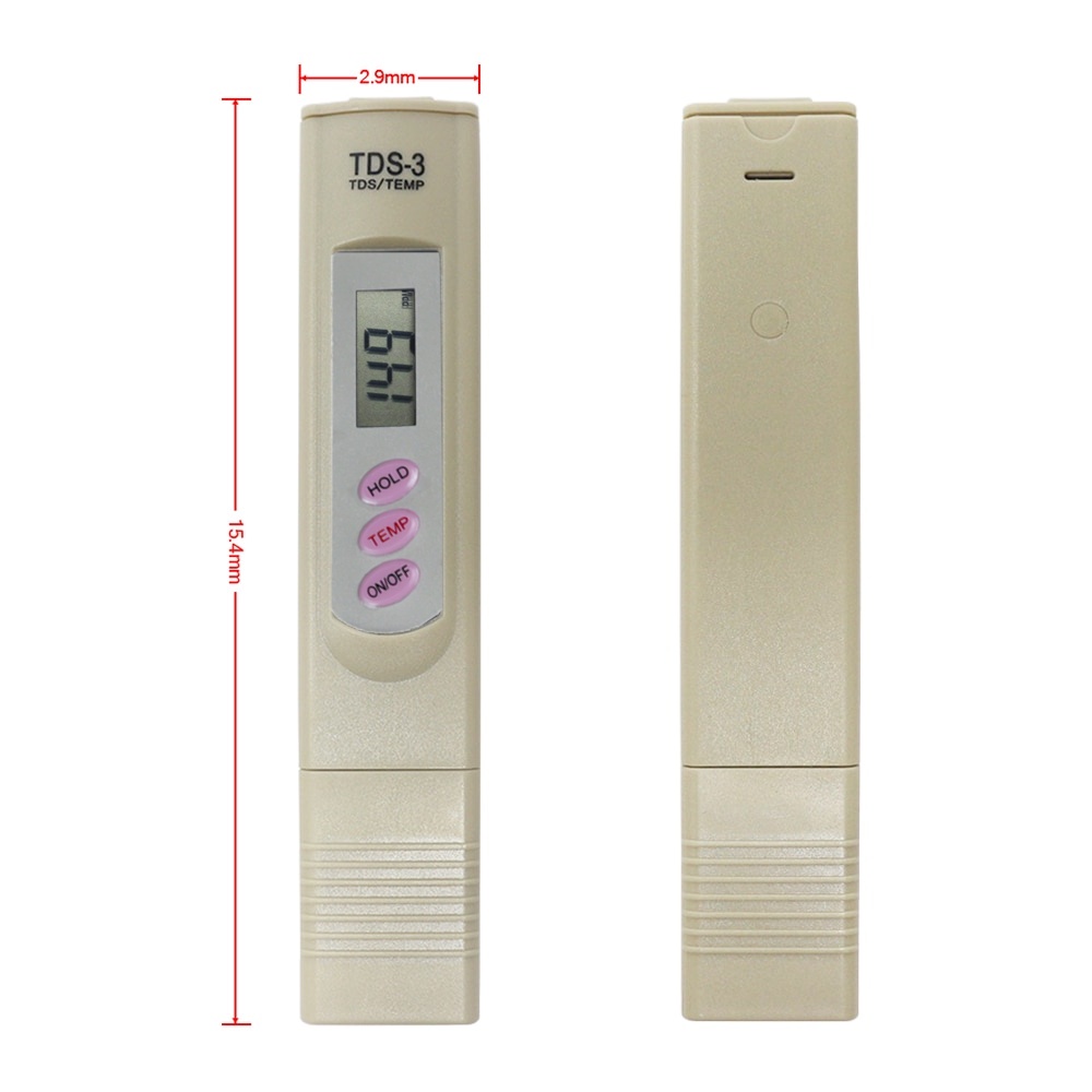 TDS-3 Alat Ukur Kualitas Air Water Quality Tester - Gray