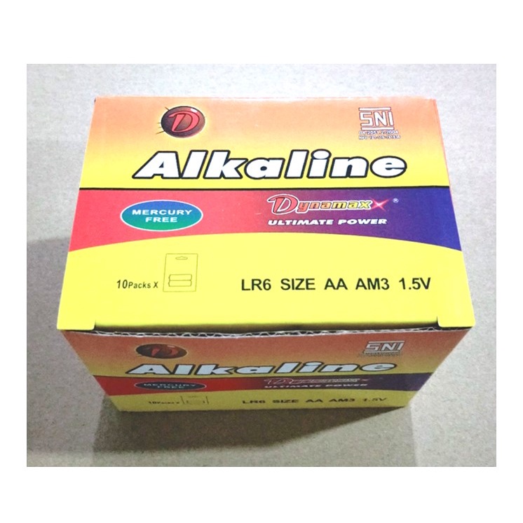 Baterai Alkaline A2 AA Dynamax Alkaline Original Battery Isi 2pcs