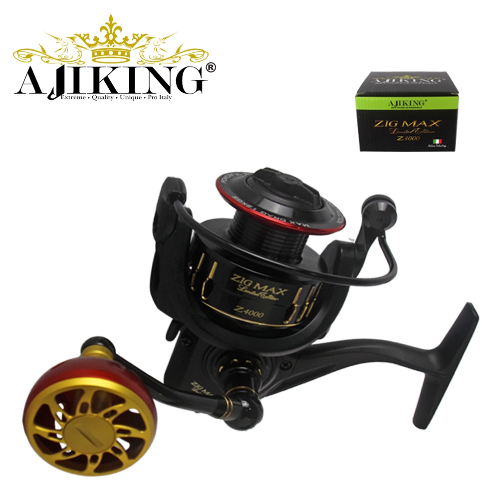 Reel AJIKING ZIG MAX-ZLE LIMITED EDITION (POWER HANDLE)