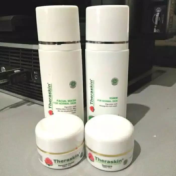 THERASKIN PAKET ACNE ORIGINAL BPOM CREAM PENGHILANG JERAWAT AMPUH PENGHILANG BEKAS JERAWAT