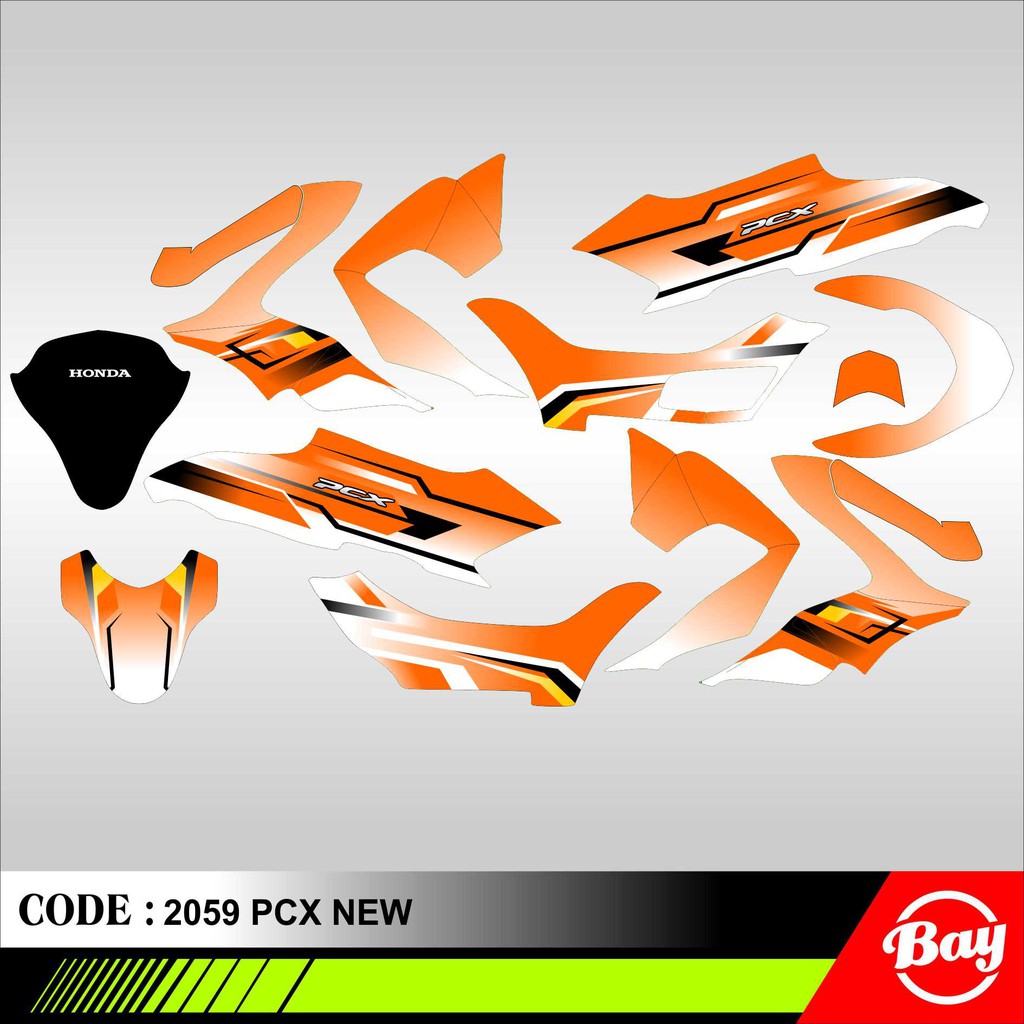 Decal Stiker Motor HONDA PCX 160cc Lama/New Full Body Sticker Custom Variasi