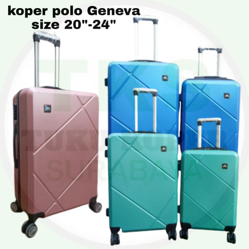 Koper 20 inch Polo Geneva cabin size - koper fiber - koper import - koper murah - koper kabin