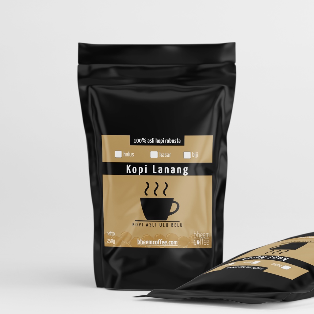 

Bubuk Kopi SUPER Murah - KOPI LANANG 250GRAM - Kopi UluBelu - bheemcoffee