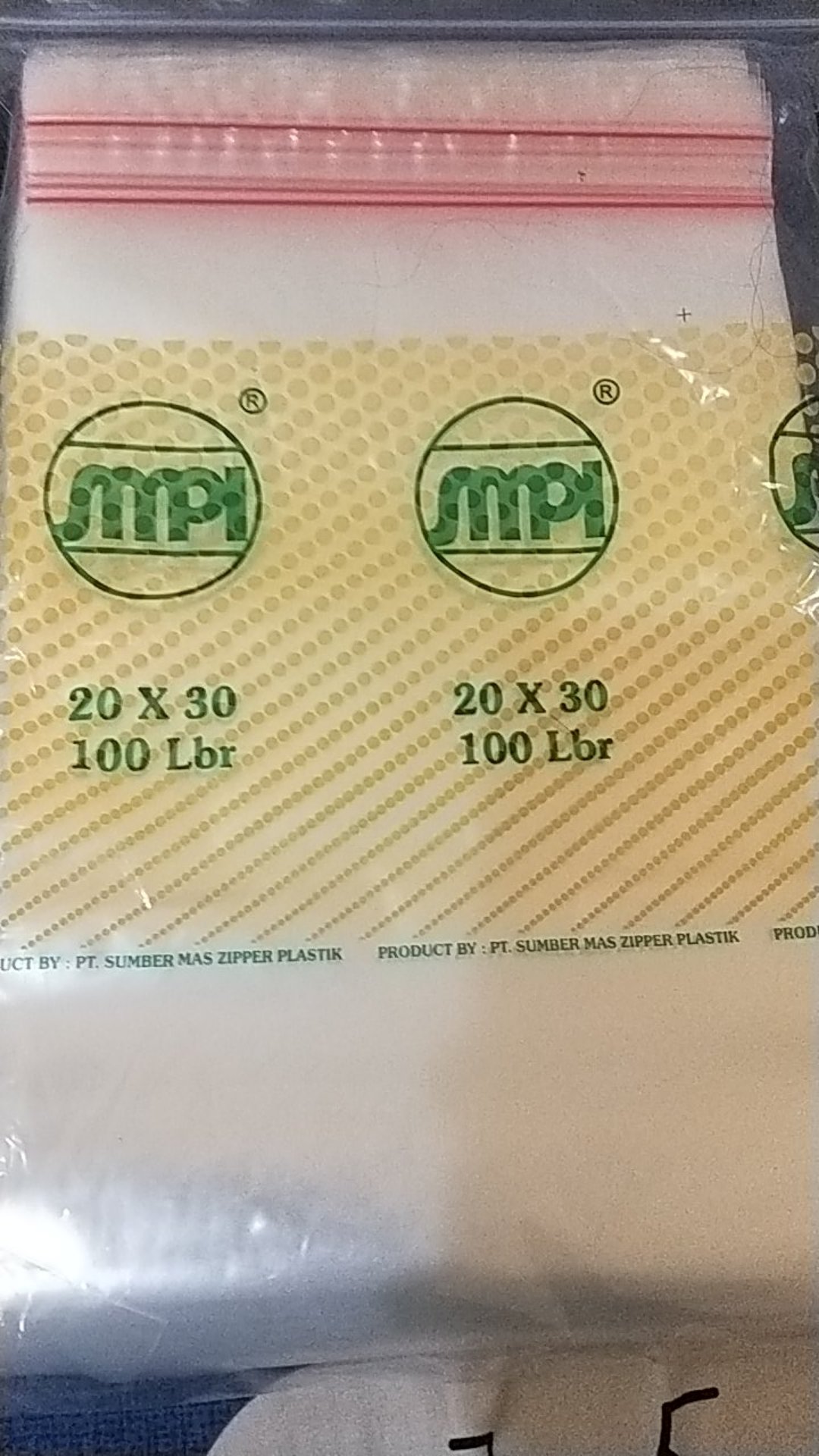 Plastik Klip 20x30 Smpi (100 Pcs)