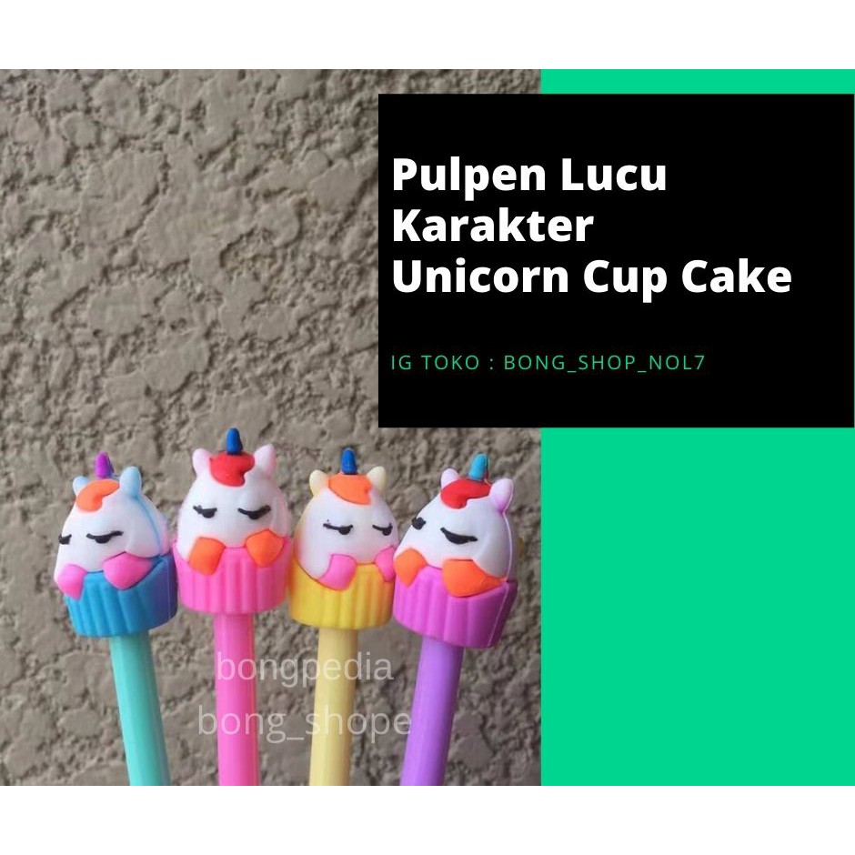 

Pulpen Lucu Karakter Unicorn Cup Cake|Pen Unik Karakter Unicorn Cup Cake|Pena Lucu Unicorn Cup Cak