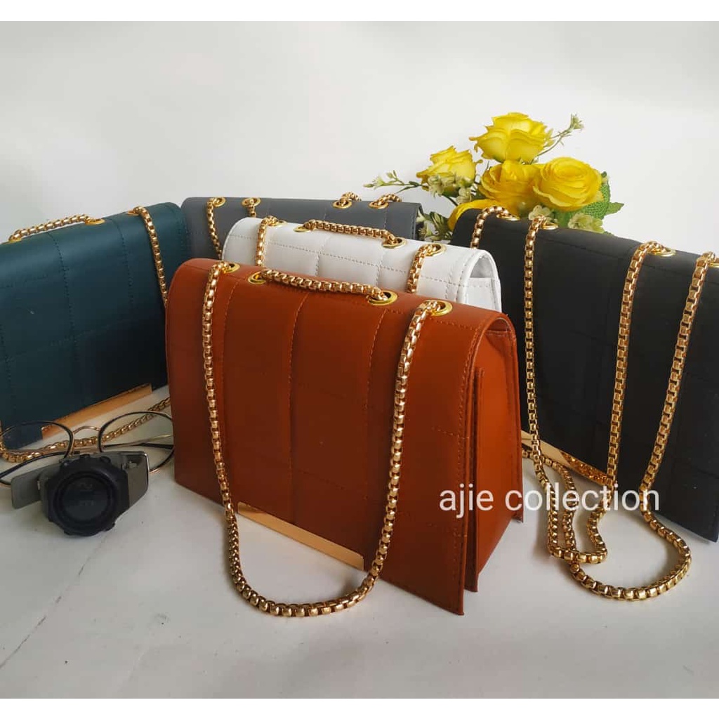 Tas selempang wanita Lucira Barell Rantai ulir | sling Bag wanita premium | Tas Bahu kekinian | korean Bag