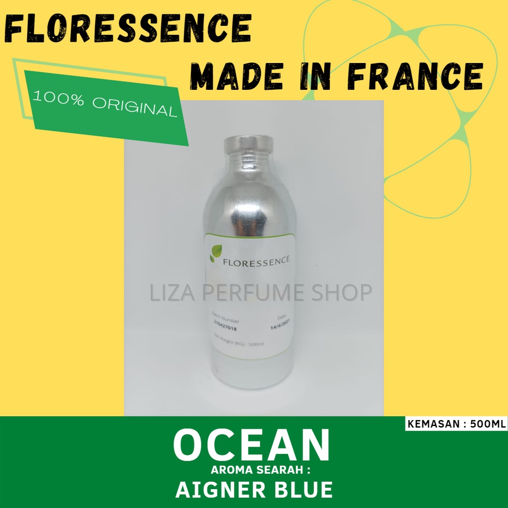Bibit Parfum SEGEL AIGNER BLUE ( OCEAN ) By FLORESSENCE / Bibit Perfum  Aigner Blue/ Bibit Parfume F
