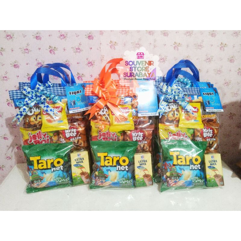 Snack Ultah Anak / Paket Snack Ulang Tahun/ Goodiebag Snack/bingkisan ultah surabaya/Snack Ultah Sby