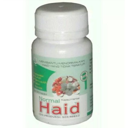 NORMAL HAID Kapsul obat herbal normal haid ampuh menormalkan haid yang tidak teratur membersihkan rahim alami
