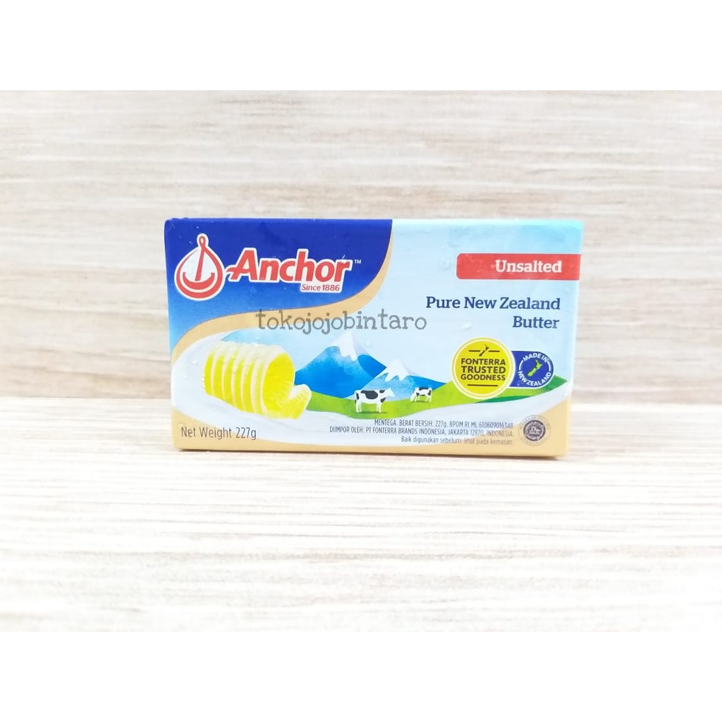 

(INSTANT COURIER ONLY) ANCHOR UNSALTED BUTTER 227 GRAM / MENTEGA TAWAR ANCHOR KEMASAN 227GR