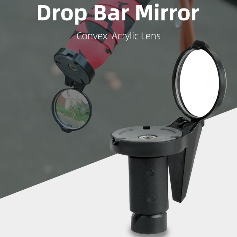 Bicycle Handlebar Mount Adjustable Rearview 360 Degree Rotatable Rear View Mirrors Bike Accessories