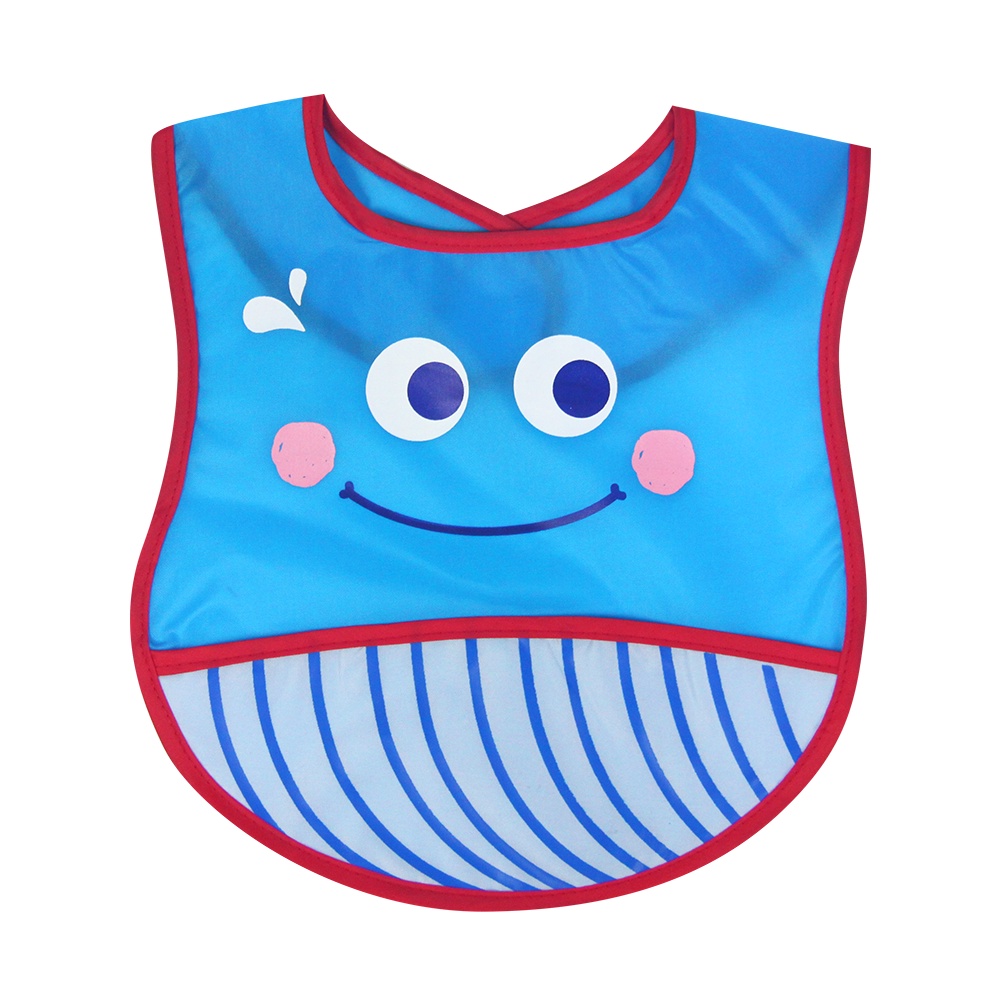 Kiddy Bib Bayi / Bib Makan Plastik Bib Isi 2 / Celemek Bayi  / 37002