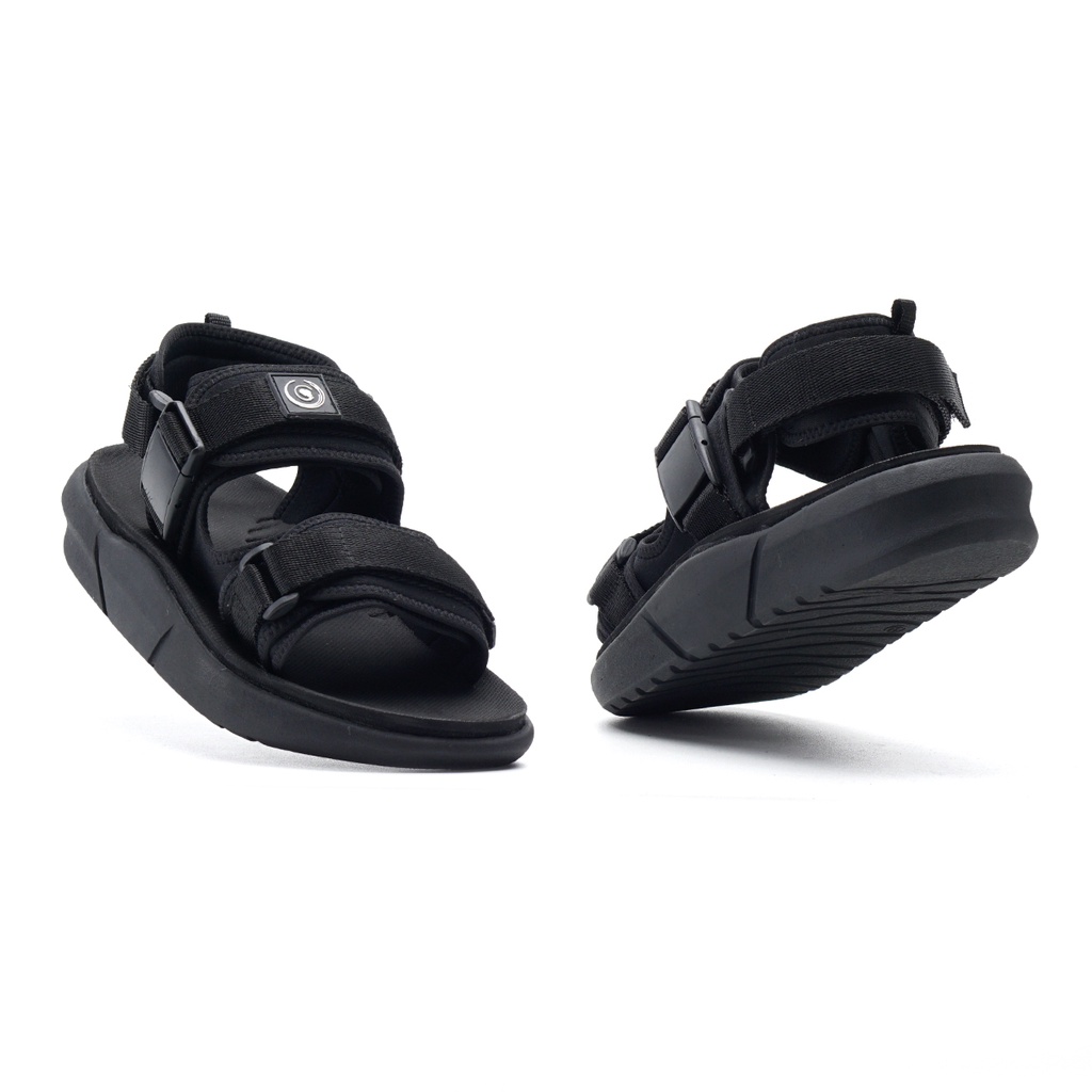 COSTA FULL BLACK |ManNeedMe x Greata| Sandal Gunung Pria Outdoor Sendal Travelling PREMIUM ORIGINAL