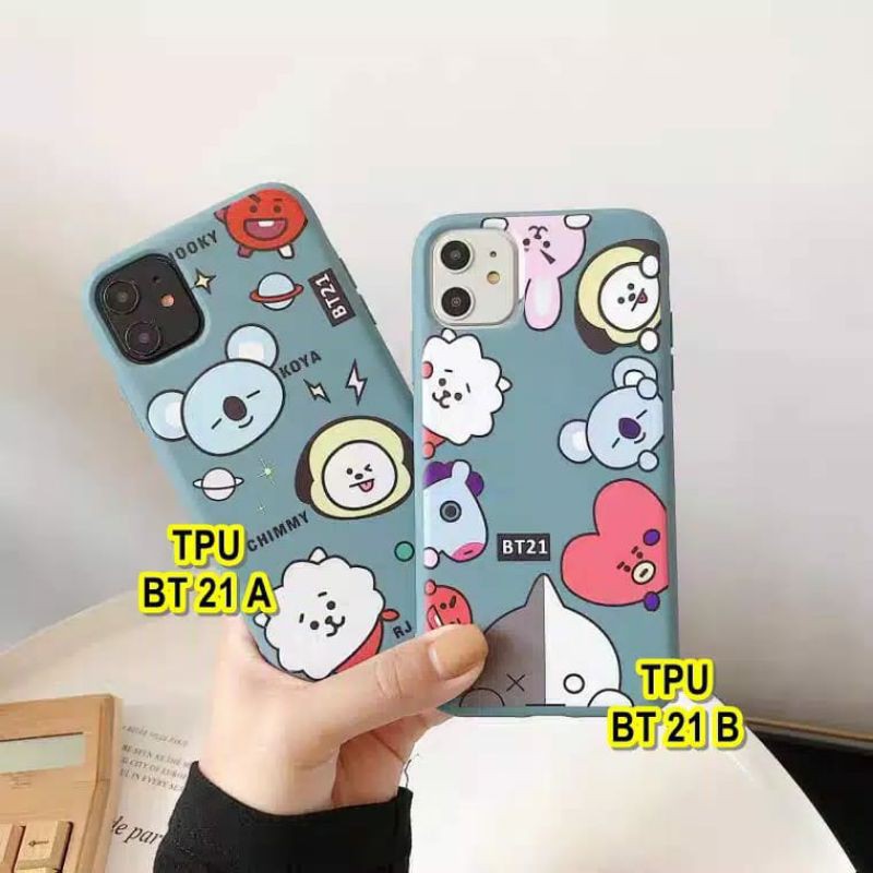 Softcase case BT21 BTS for ALL TYPE VIVO Y12 Y15 Y17 Y19 V17PRO S1 Z1PRO ETC