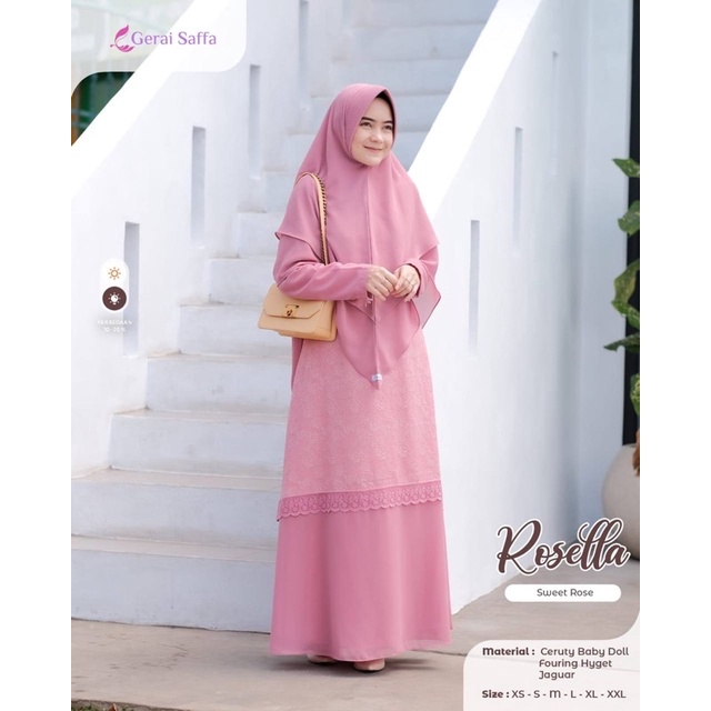 Gamis Set• ROSELLA• Original By Gerai Saffa