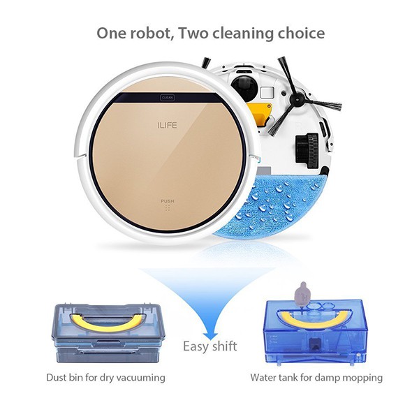 READY Ori AutoRobot Vacuum / Vacumm Cleaner iLife V5S Pro Water Tank