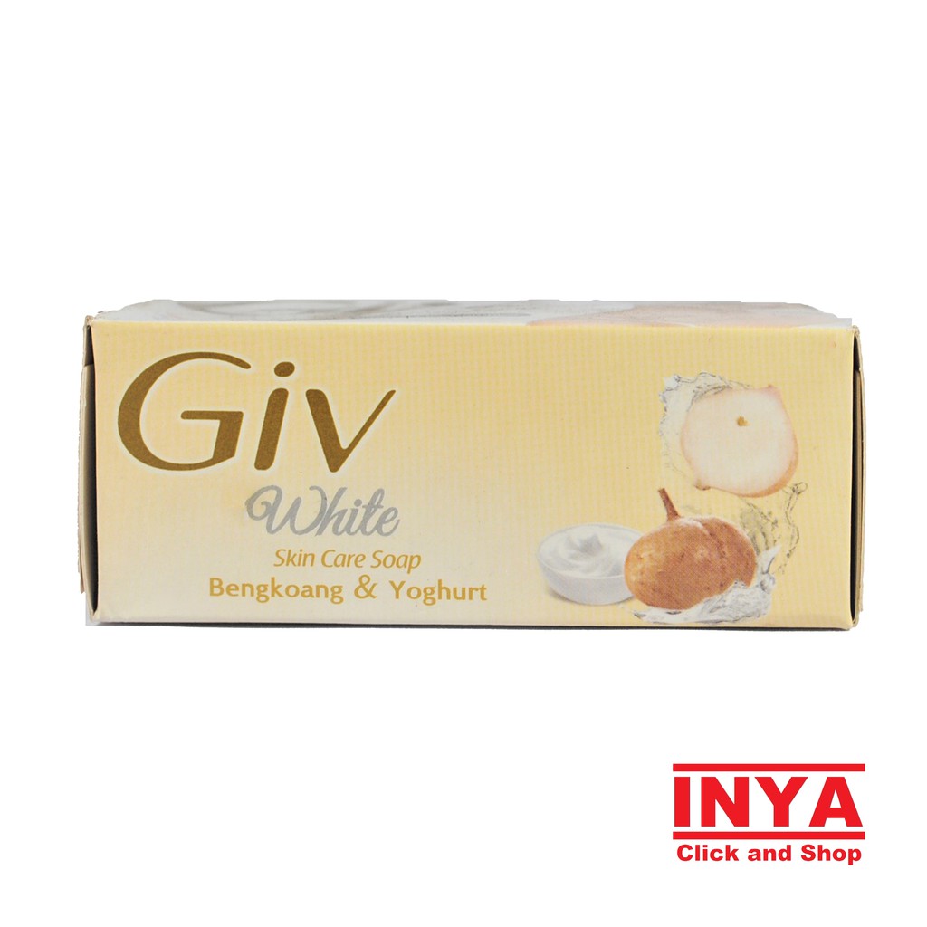 GIV BENGKOANG &amp; YOGHURT WHITE SKIN CARE SOAP 76gr - Sabun Batang