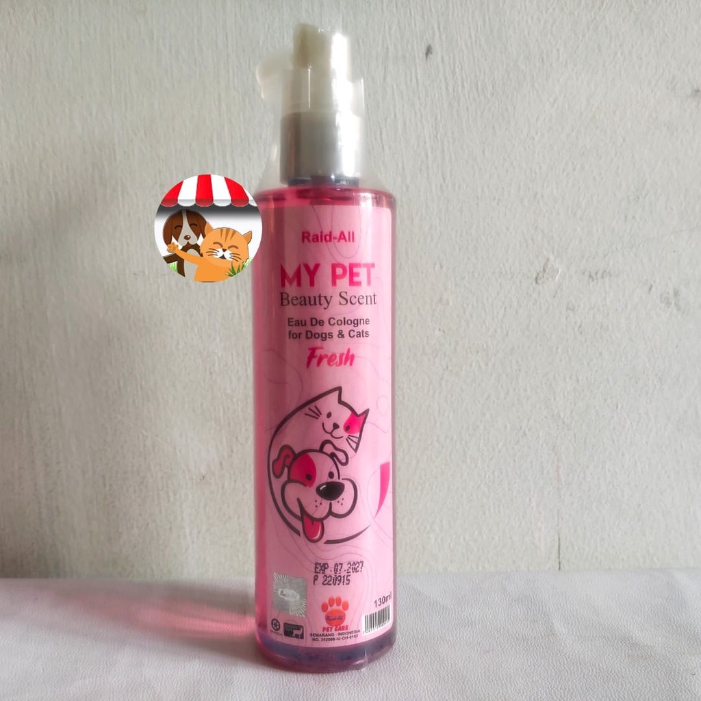 Raid All My Pet Beauty Scent 130ml Parfum Kucing Anjing Kelinci Hewan