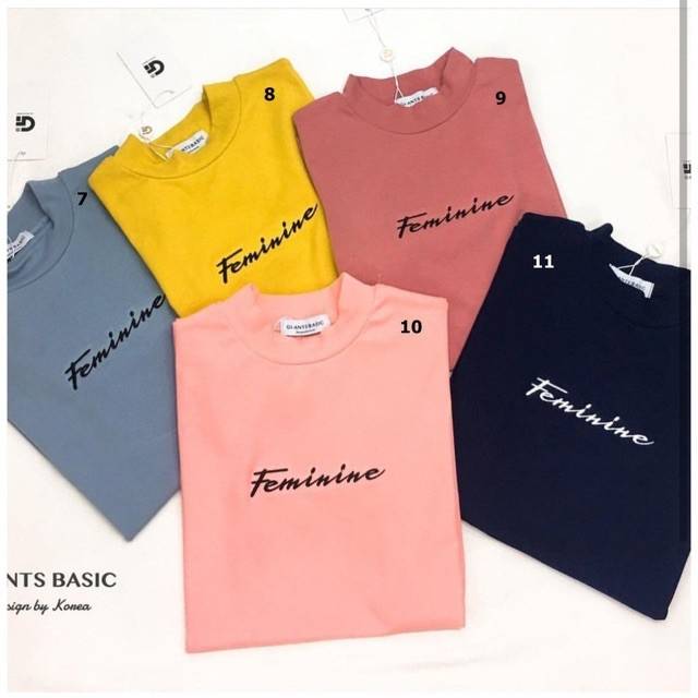 Fourfashion KAOS GI-ANTS RINGER FEMININE TEE TSHIRT TUMBLR PAKAIAN WANITA MURAH