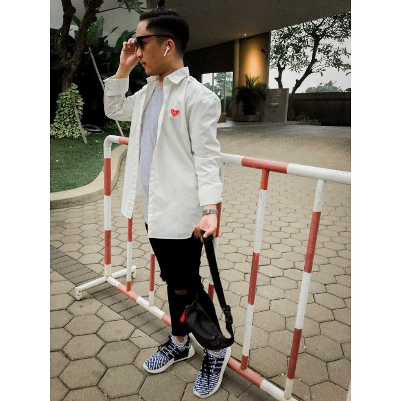 kemeja cdg import premium