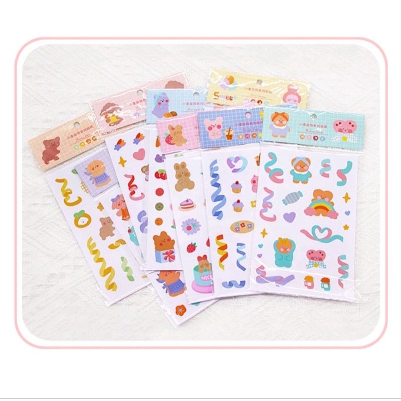

KANKAN SOFT FUR ANIMAL DIARY DECO STICKER