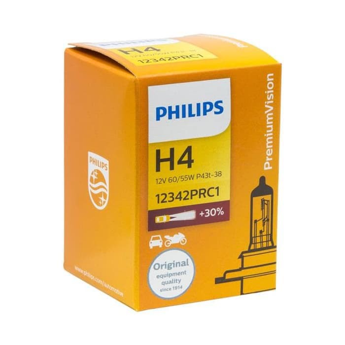 BOHLAM HALOGEN PHILIPS STANDARD PREMIUM VISION H4 60/55W 12V