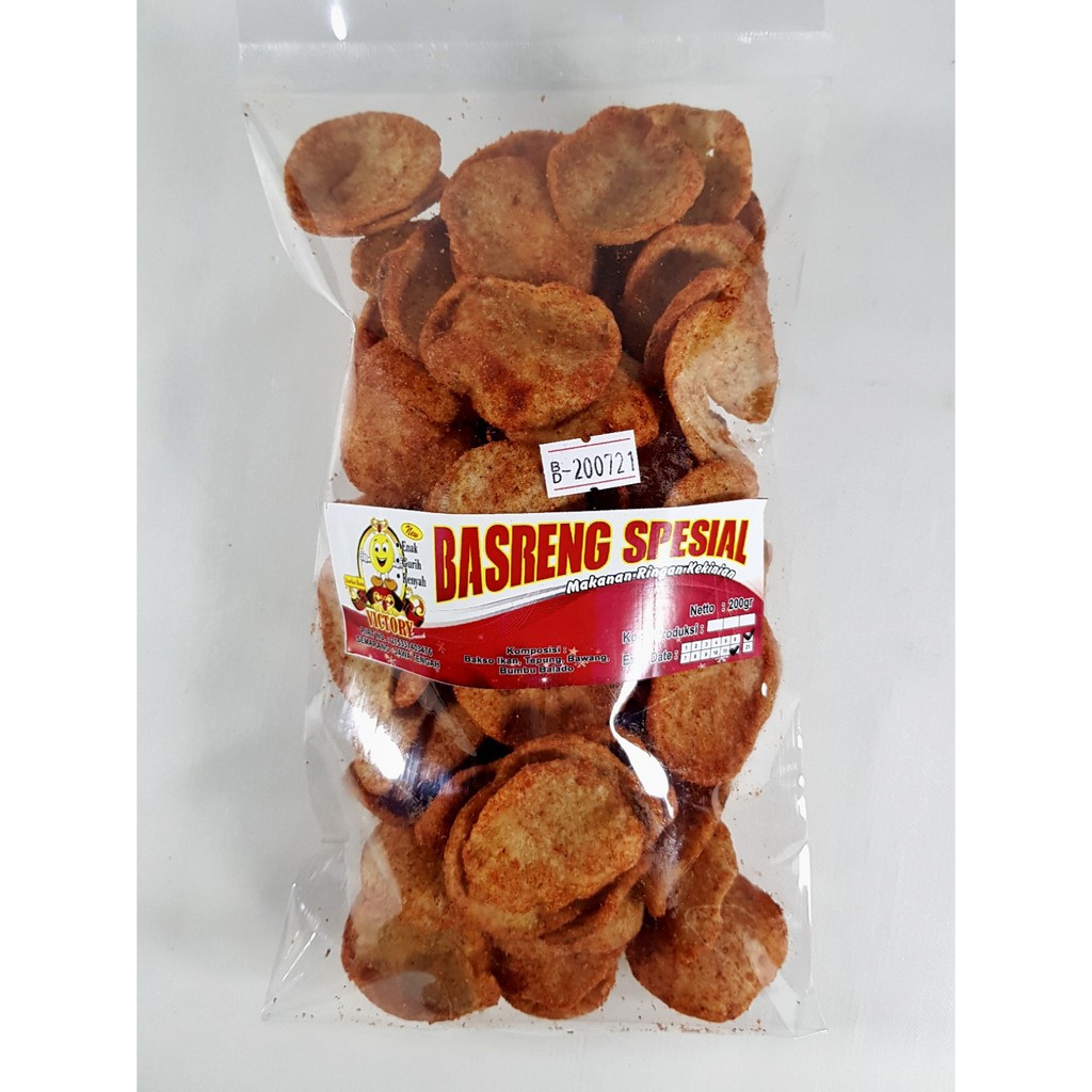 

Piscoklegit_ Victory Snack - Camilan Basreng Spesial / Baso Goreng Pedas Isi 200 Gr