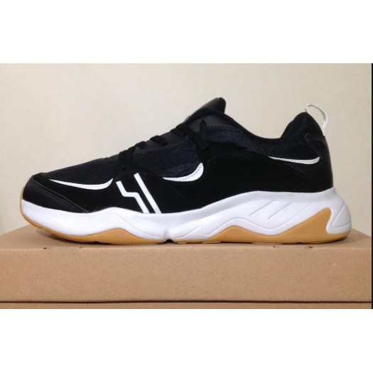 sepatu casual PIERO QUATRO P20614 BLACK/WHITE/GUM