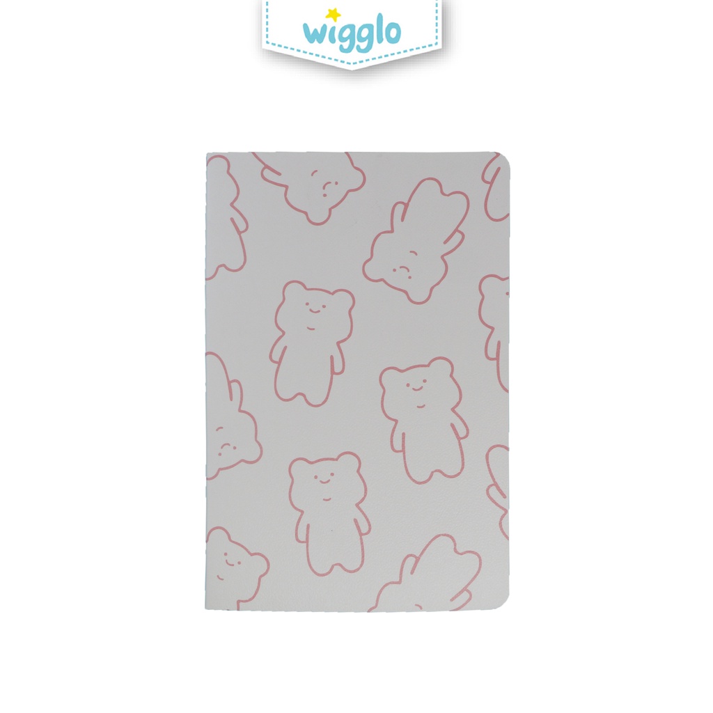 

Wigglo Notebook Puffy Friends Bear Peach