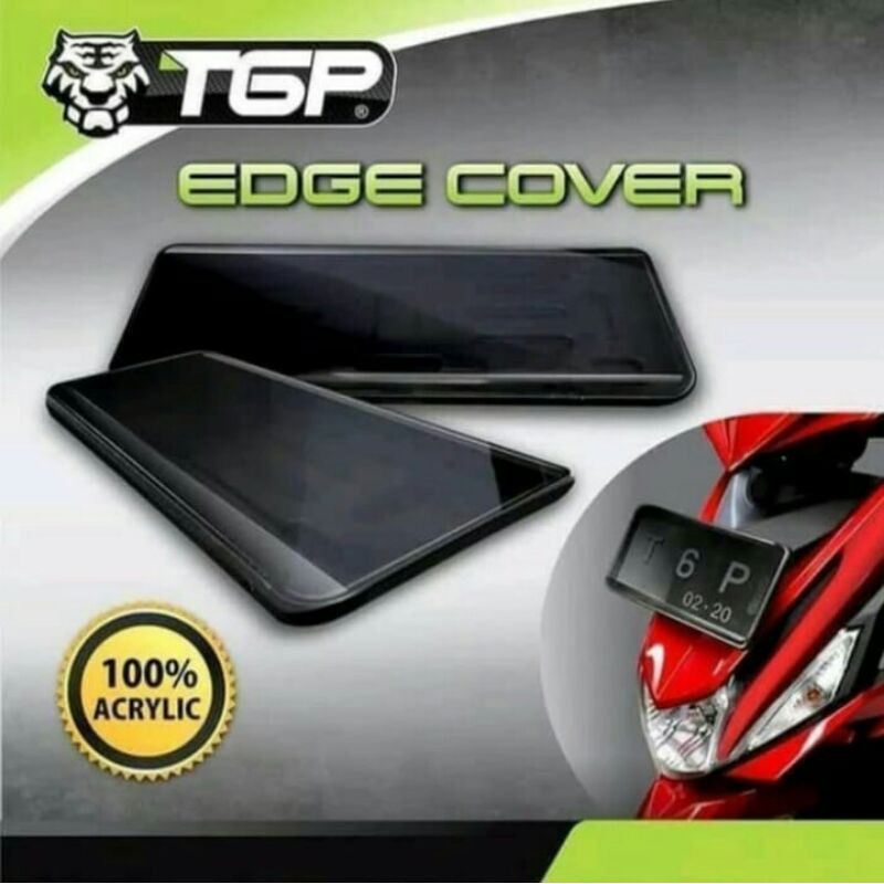 DUDUKAN /COVER PLAT NOMOR TGP EDGE COVER NEW MODEL