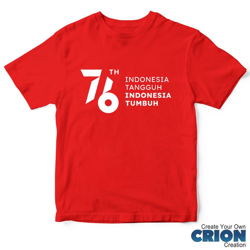 Kaos 76TH Indonesia Merdeka - By Crion