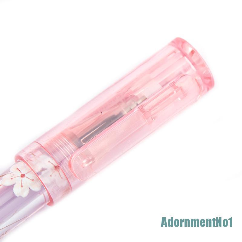 (AdornmentNo1) 4pcs Pulpen Gel Motif Bunga Sakura Untuk Kantor