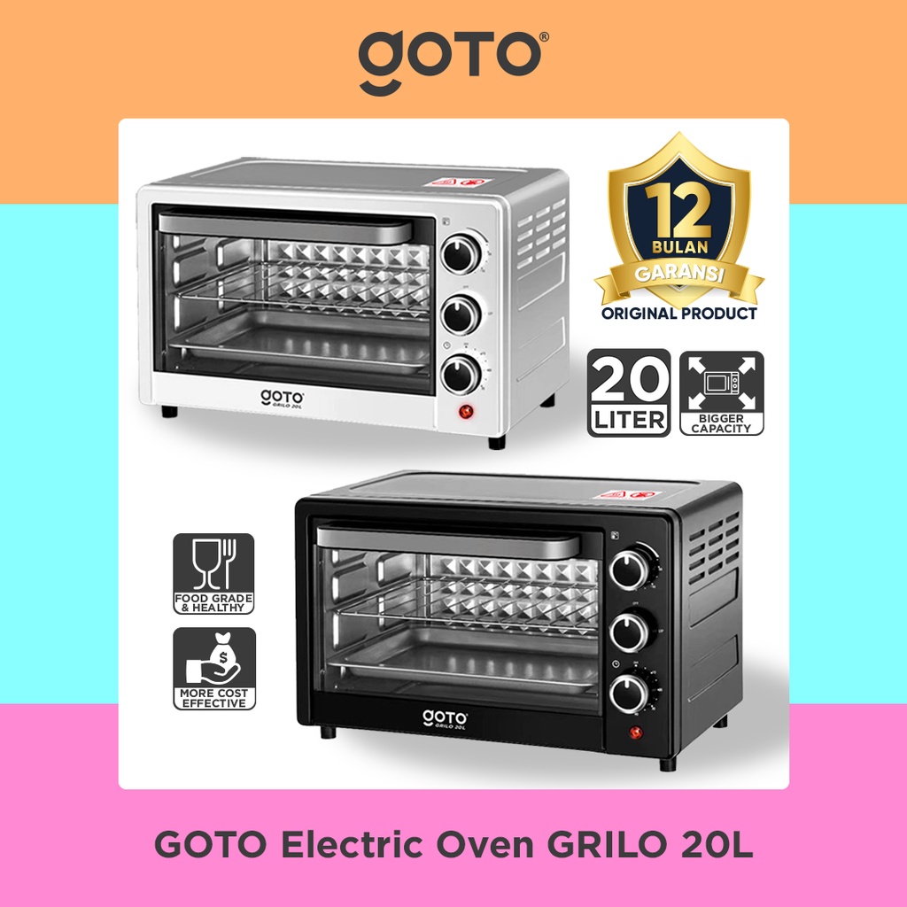 Goto Grilo Oven Listrik Microwave Penghangat Makanan Electric 20L