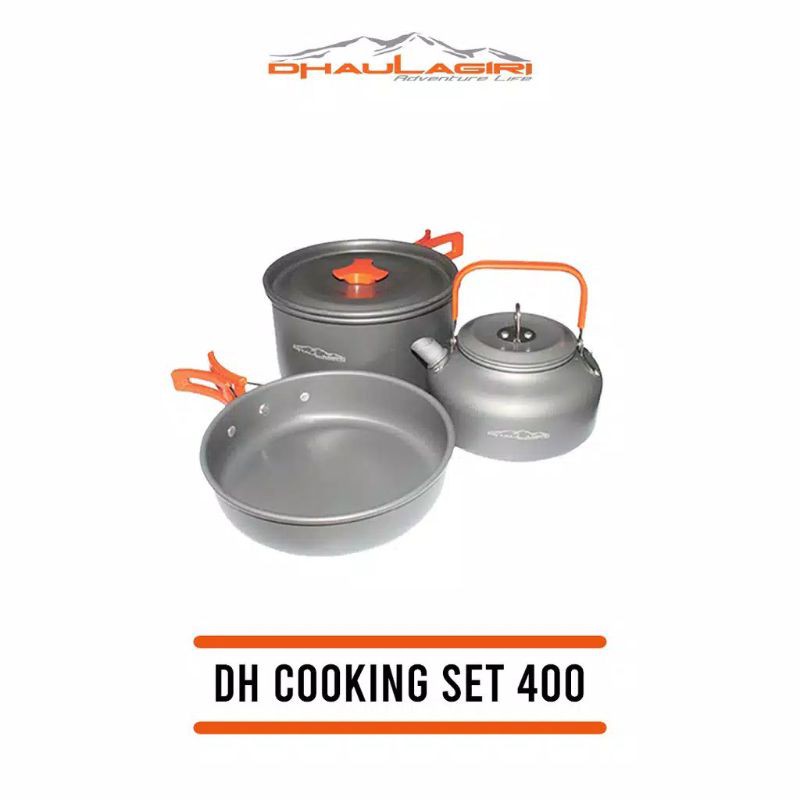 Cooking Set alat makan outdoor camping DH-400 Dhaulagiri