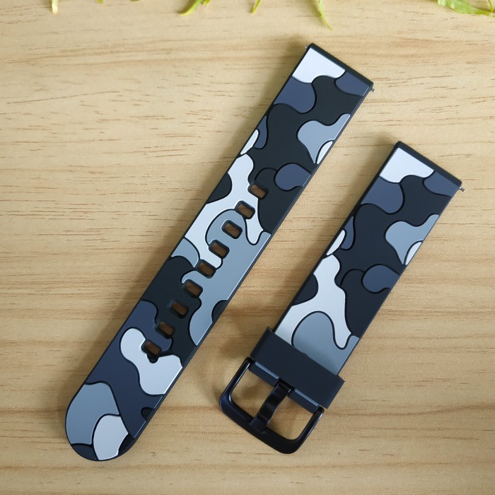 seiko mod strap fluorine rubber army quick release Abu-abu