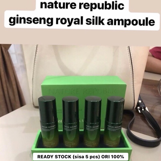 NATURE REPUBLIC GINSENG ROYAL SILK AMPOULE EXP OCT 2021